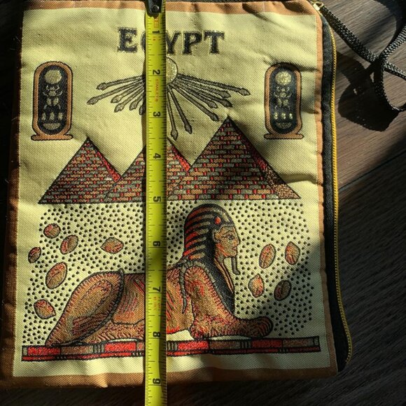 Egyptian Sling Wallet – Small Crossbody Purse, Durable Flexible Fabric - Picture 4 of 5